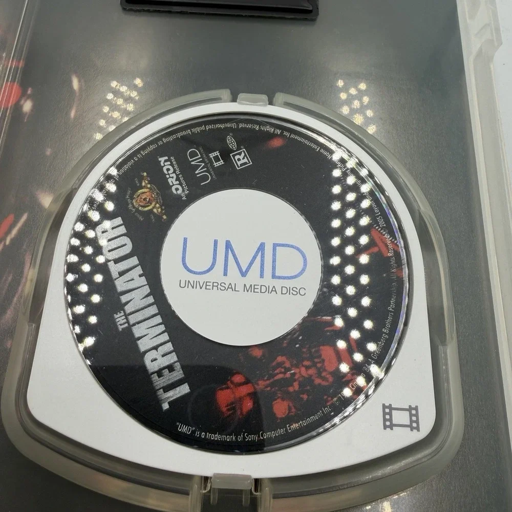 The Terminator UMD Movie PSP PlayStation Video Games SONY Portable Handheld